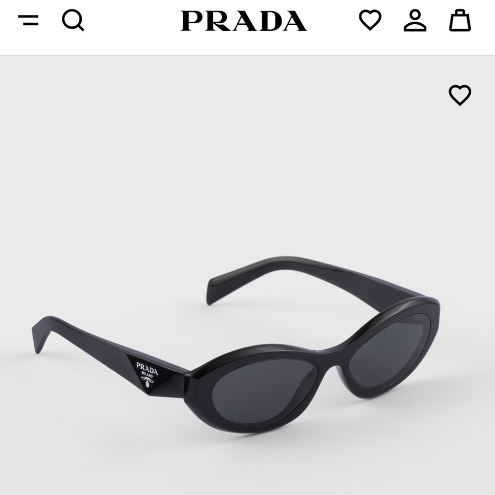 AUTHENTIC Prada Black Symbole Sunglasses